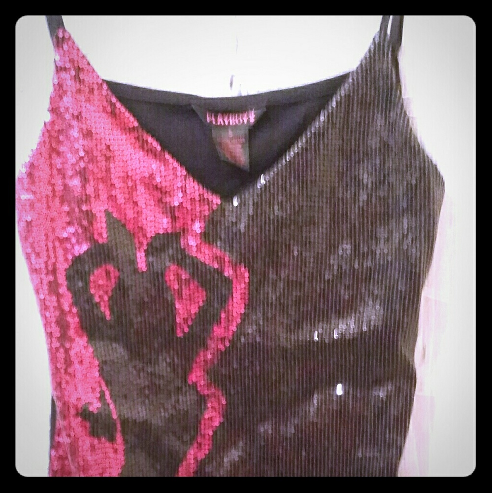 Rare hard to find Original Playboy Sequin Top